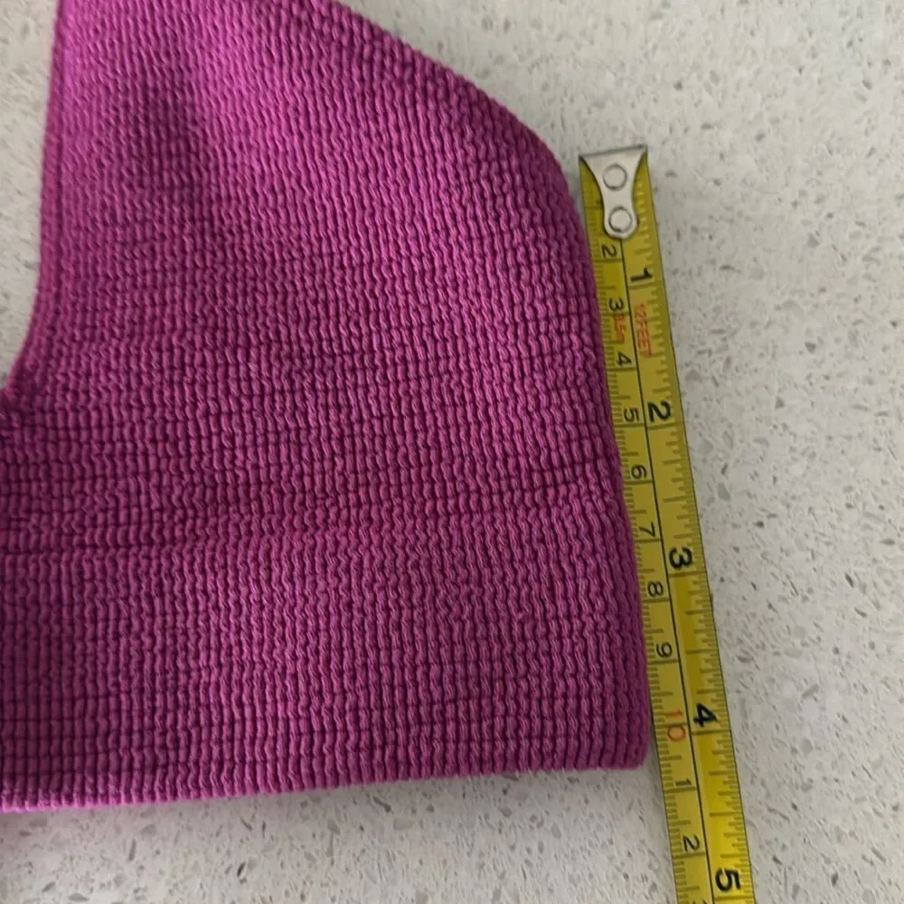 NWOT Free People The Rib Reach For Triangle Bra XS/S Seamless Pull On Voop